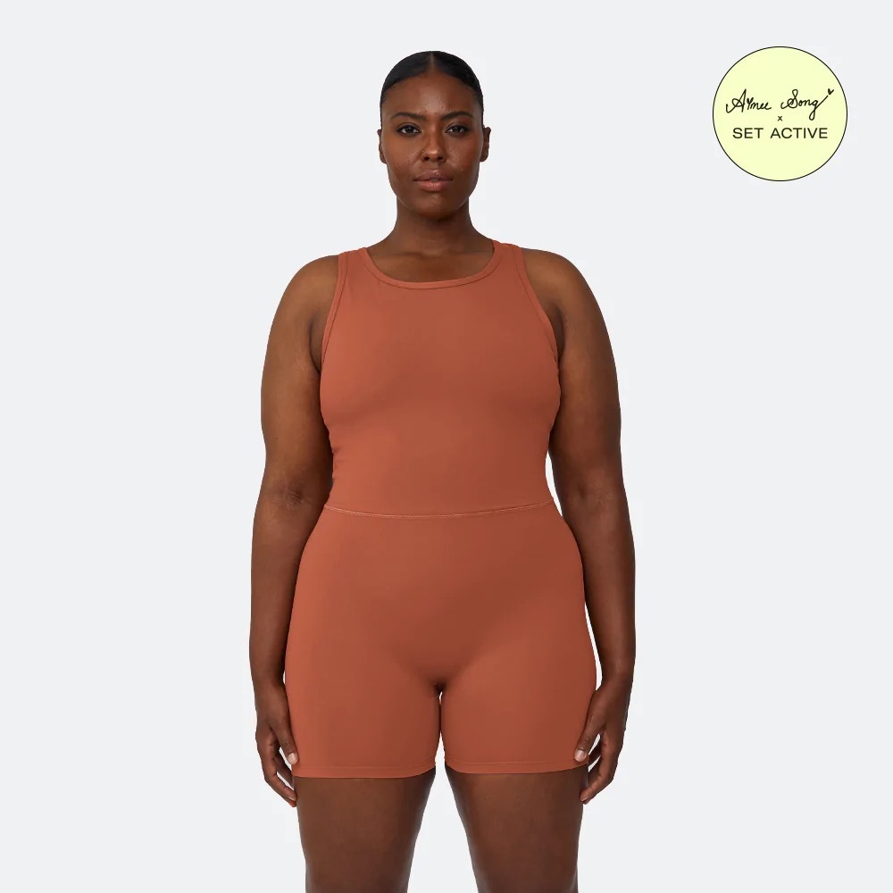 SET ACTIVE x Aimee Song | Shortysuit | Terracotta | Small